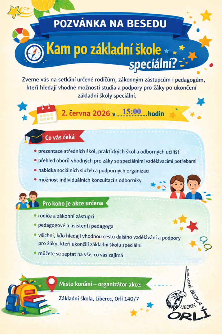 POZVÁNKA - Kam po základní škole speciální